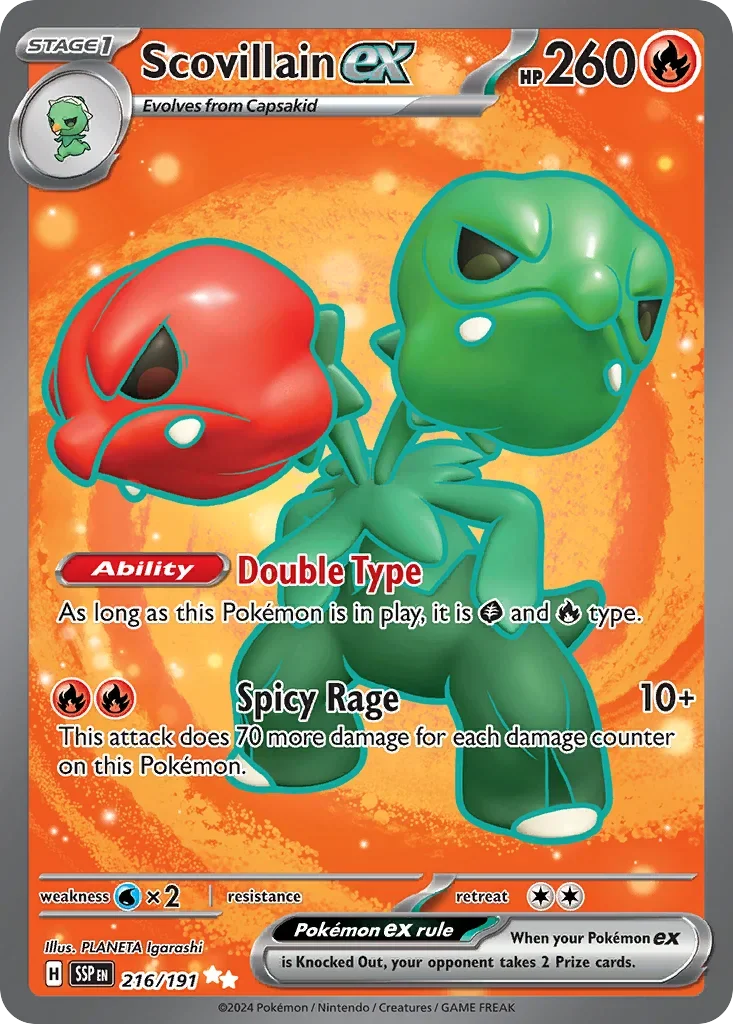 216/191 from Surging Sparks Card List Ultra Rare Pokemon Card