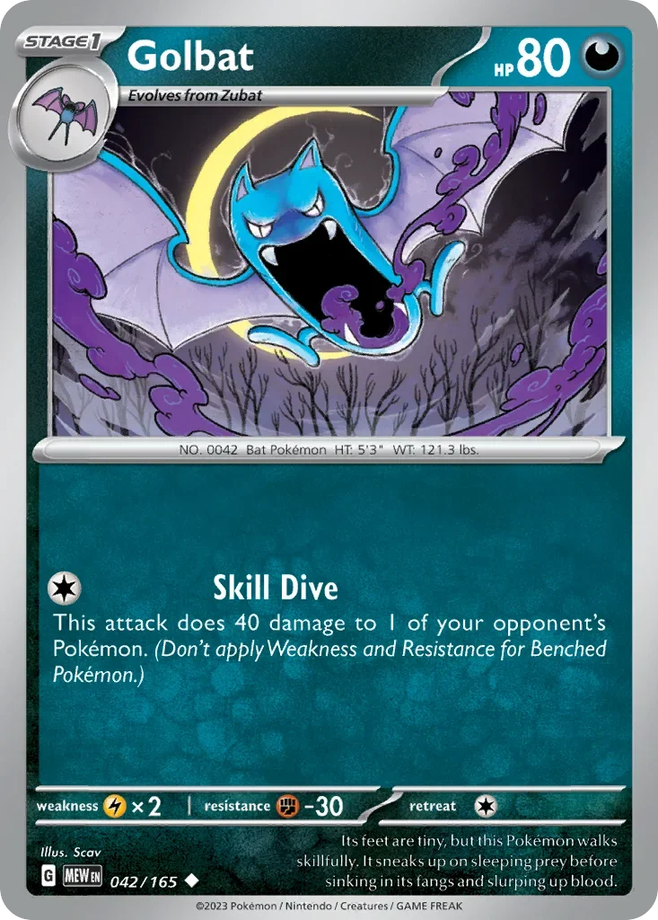 042/165 from 151 Uncommon Pokemon Card