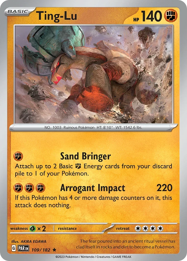 109/182 from Paradox Rift Rare Pokemon Card
