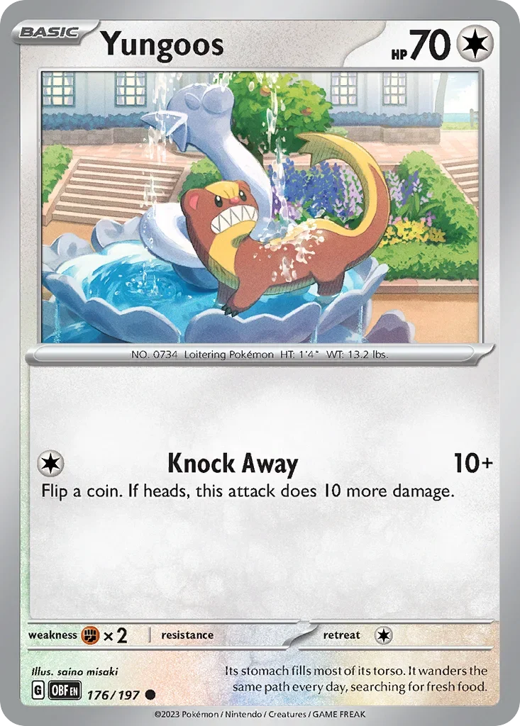 176/197 from Obsidian Flames Common Pokemon Card