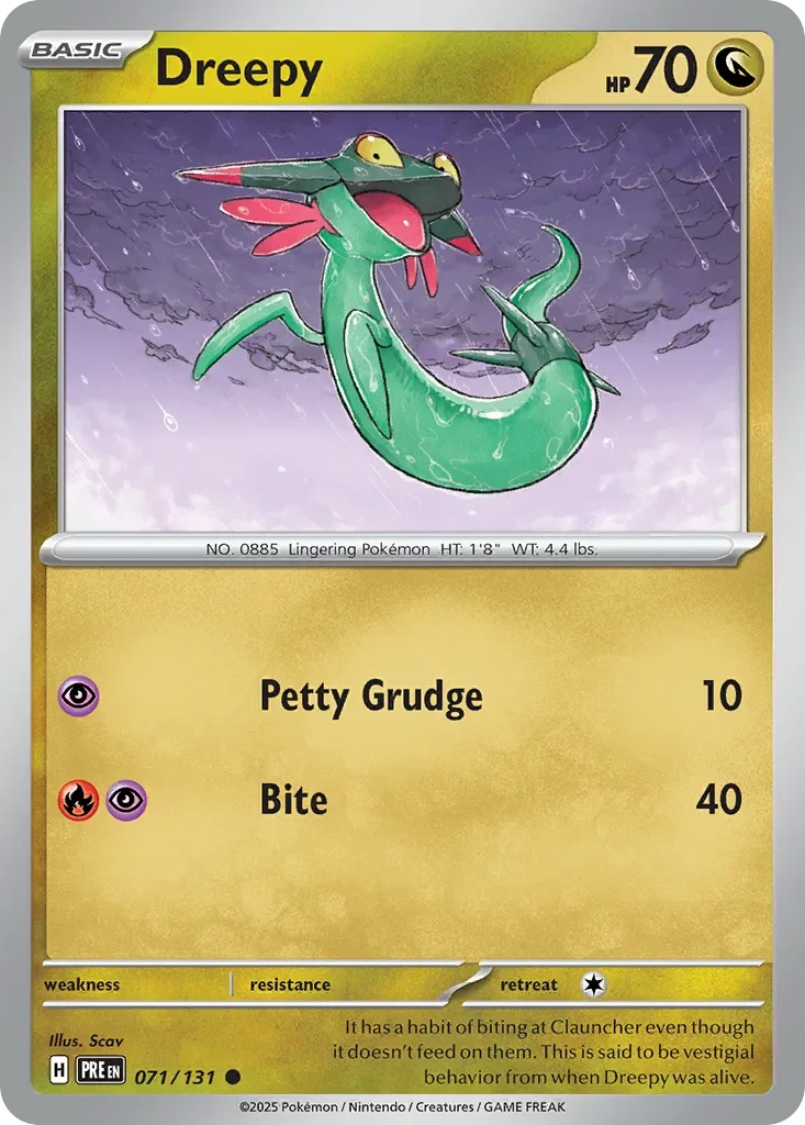 071/131 from Prismatic Evolutions Card List Common Pokemon Card