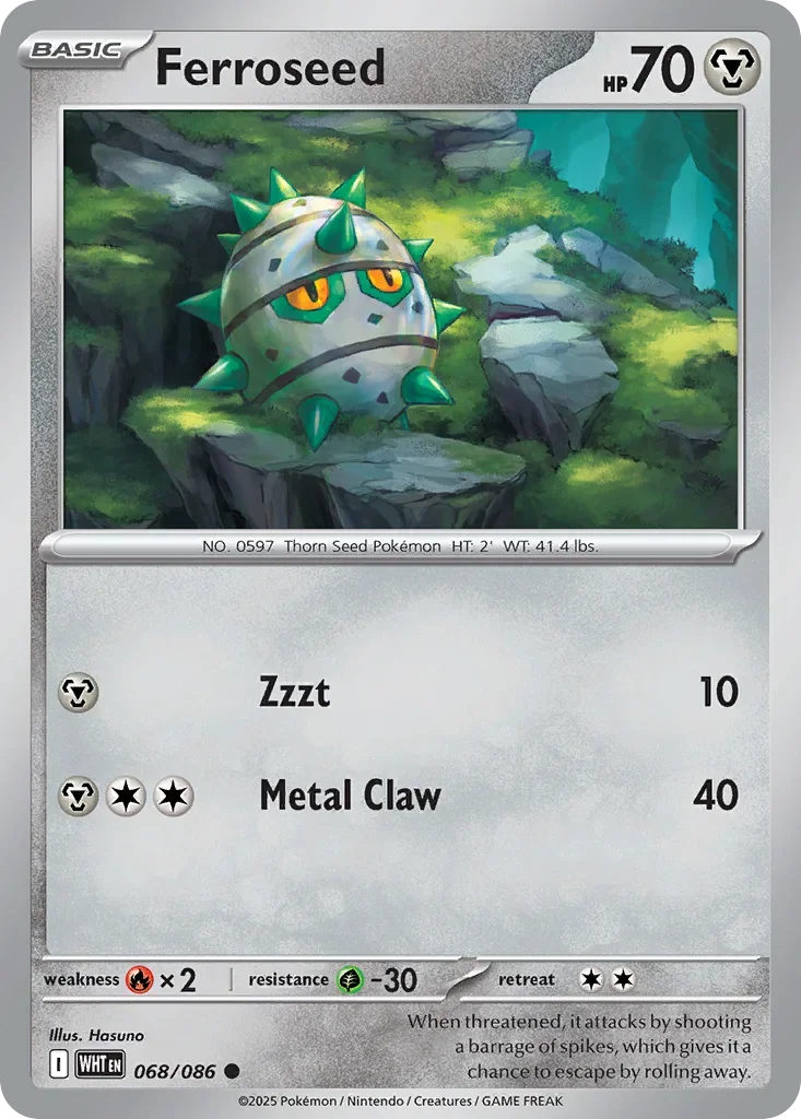 068/086 from White Flare Common Pokemon Card