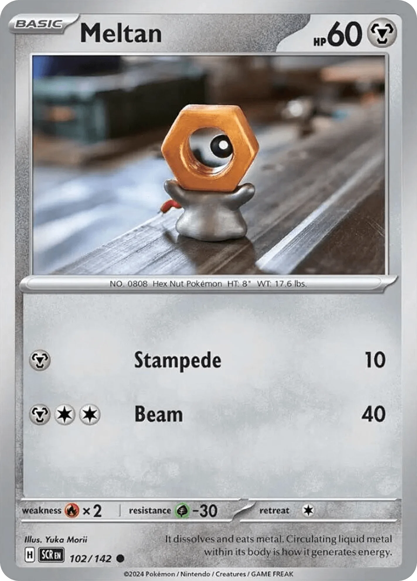 102/142 from Stellar Crown Card List Common Pokemon Card