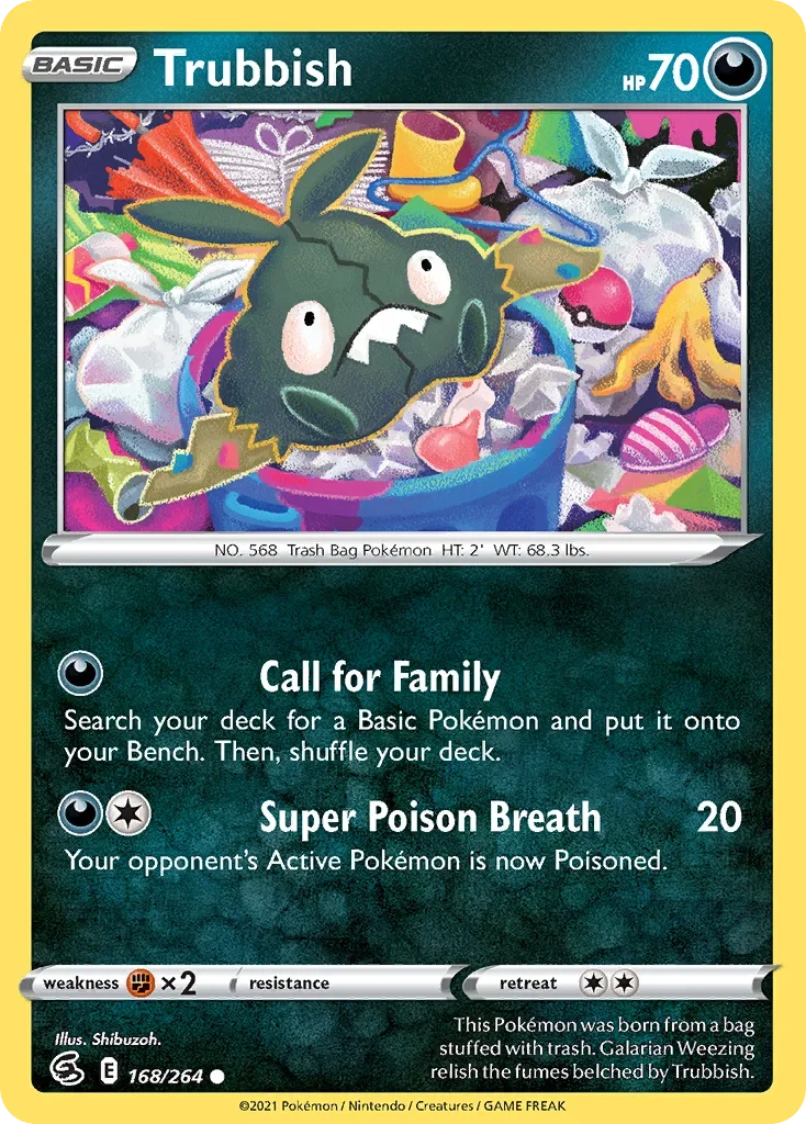 168/264 from Fusion Strike Common Pokemon Card