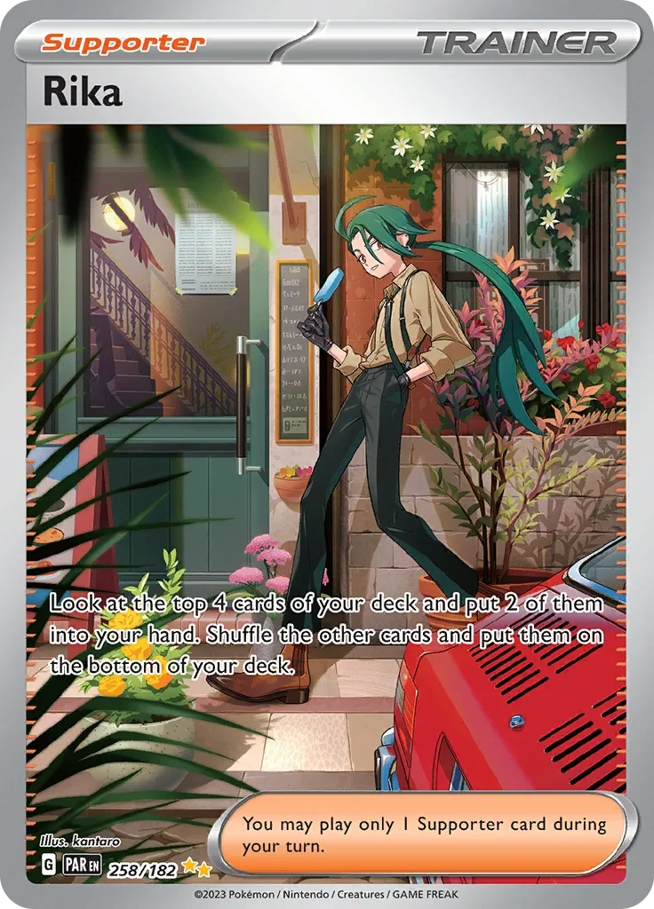 258/182 from Paradox Rift Special Illustration Rare Pokemon Card