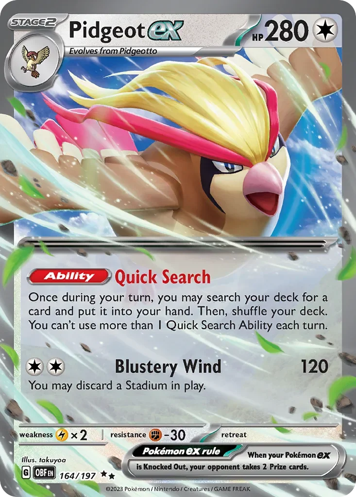 164/197 from Obsidian Flames Double Rare Pokemon Card