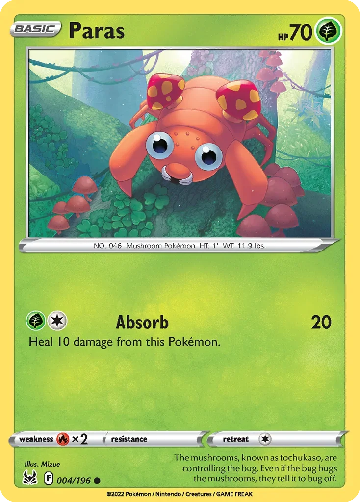 004/196 from Lost Origin Common Pokemon Card