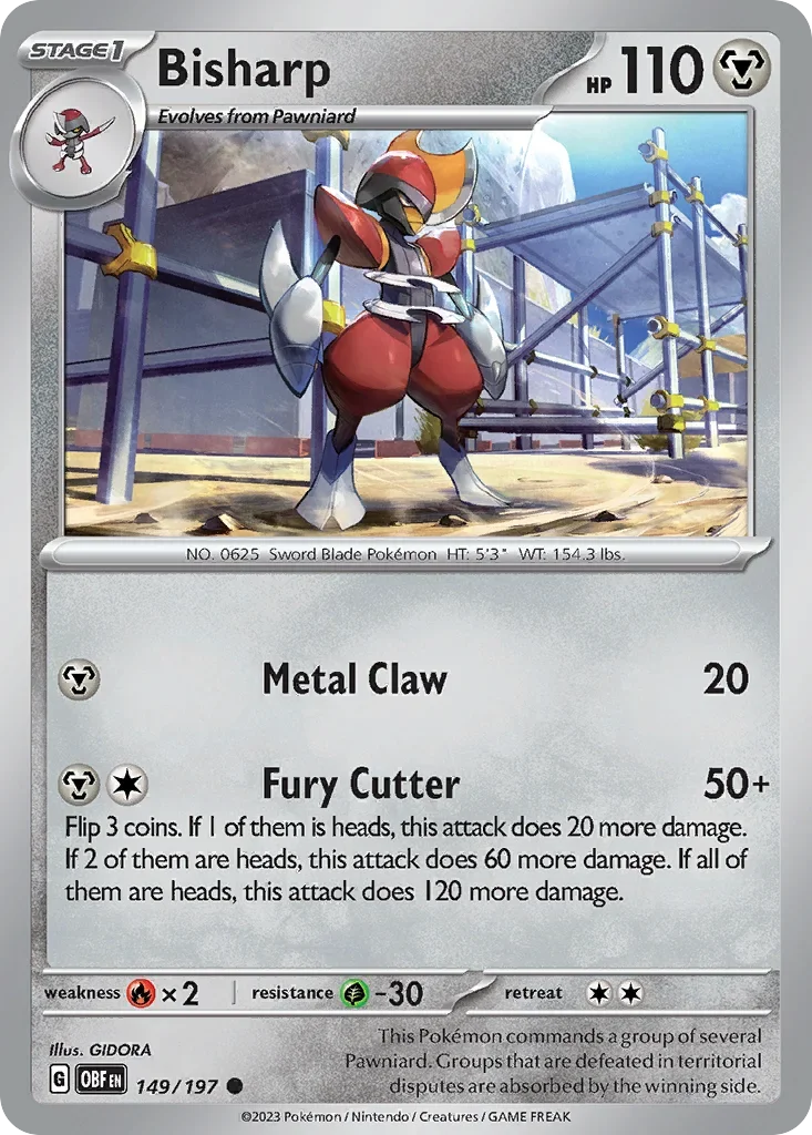 149/197 from Obsidian Flames Common Pokemon Card