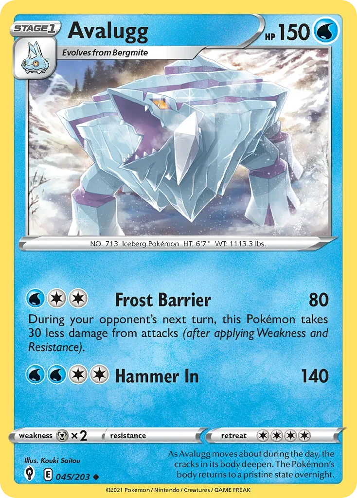 045/203 from Evolving Skies Uncommon Pokemon Card