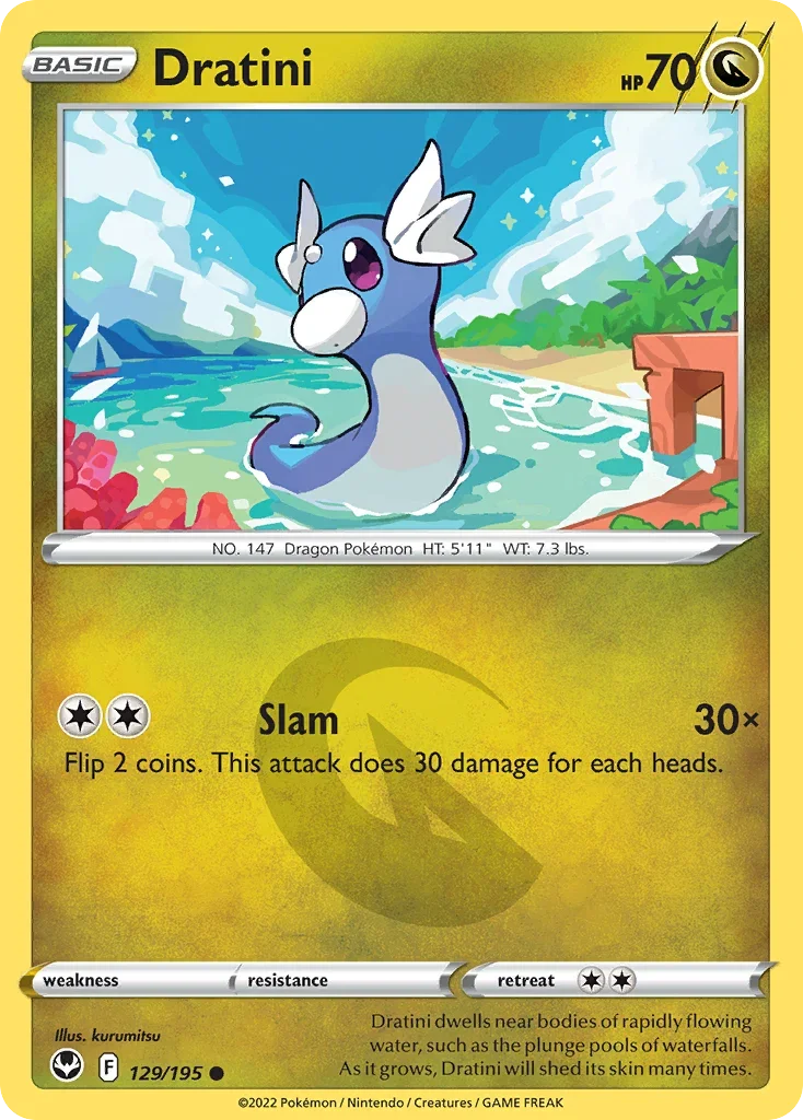 129/195 from Silver Tempest Common Pokemon Card