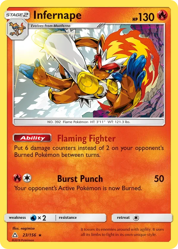 23/156 from Ultra Prism Holo Rare Pokemon Card