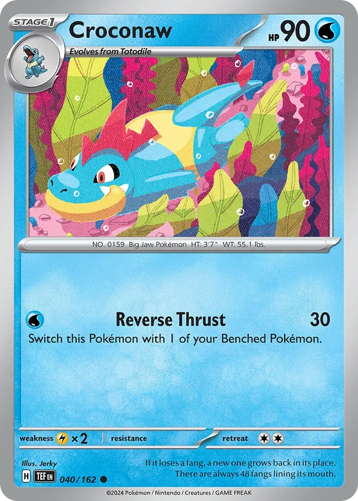 040/162 from Temporal Forces Card List Common Pokemon Card