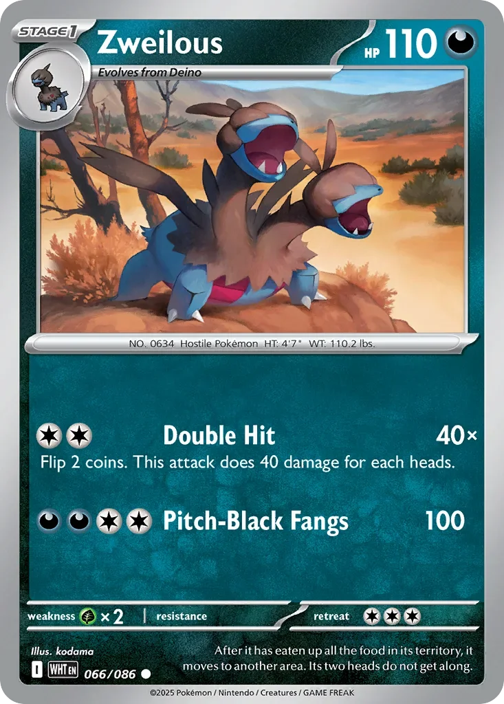 066/086 from White Flare Common Pokemon Card