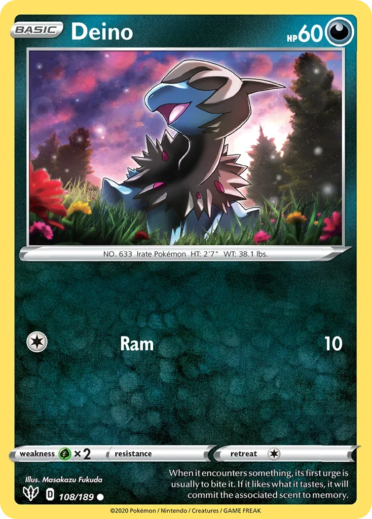 108/189 from Darkness Ablaze Common Pokemon Card