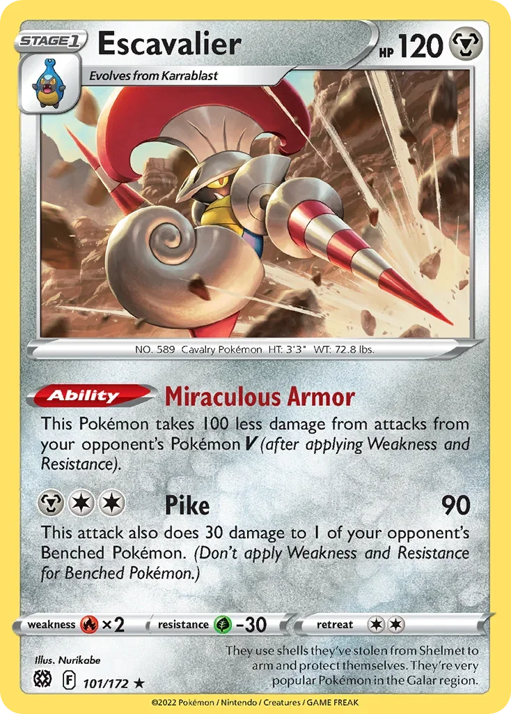 101/172 from Brilliant Stars Rare Pokemon Card