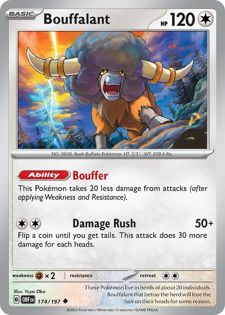 174/197 from Obsidian Flames Uncommon Pokemon Card