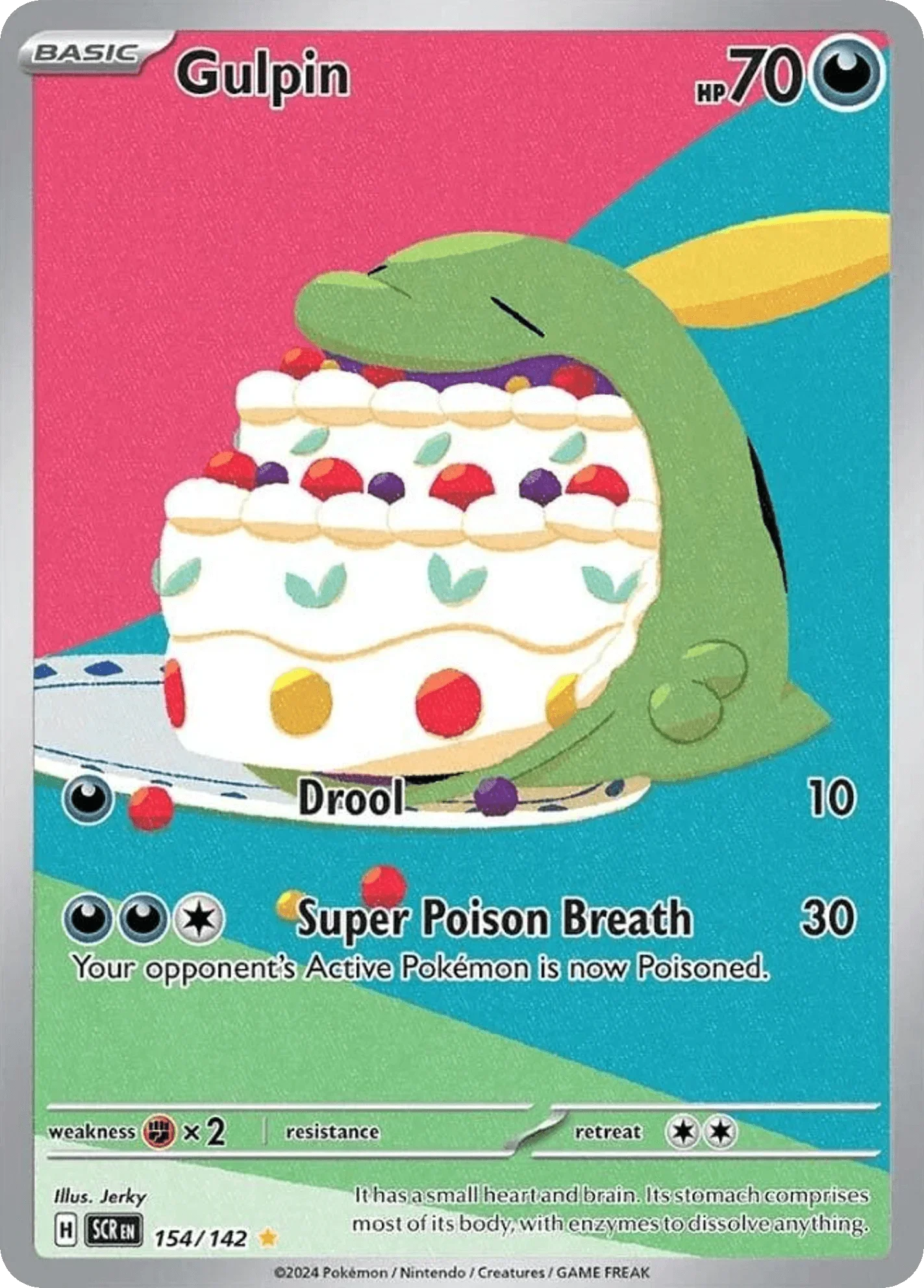 154/142 from Stellar Crown Card List Illustration Rare Pokemon Card