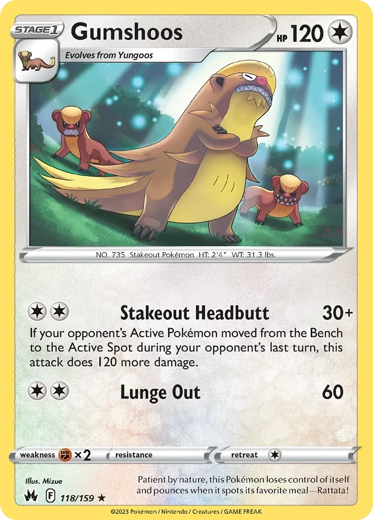 118/159 from Crown Zenith Rare Pokemon Card