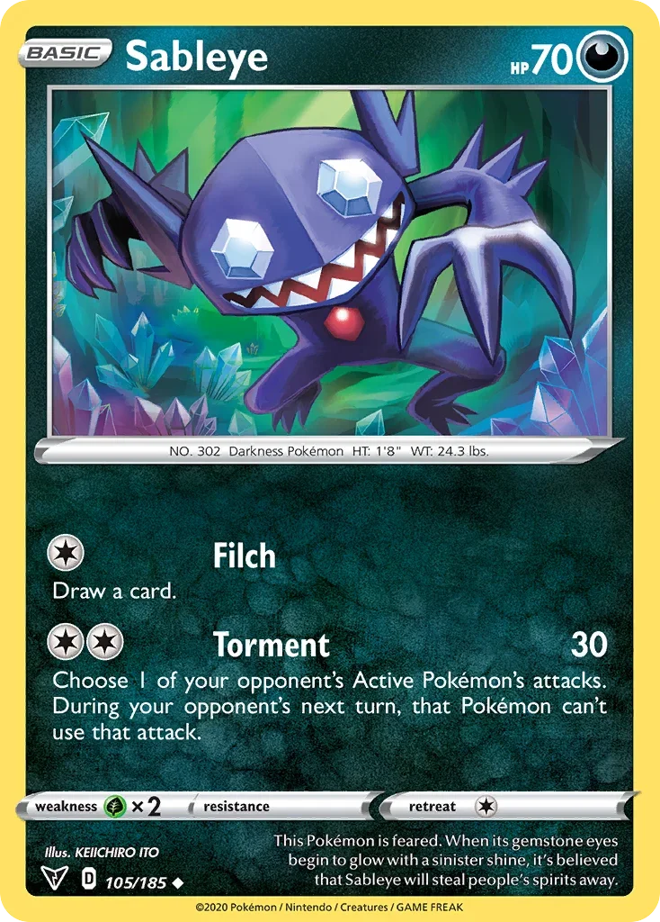 105/185 from Vivid Voltage Uncommon Pokemon Card