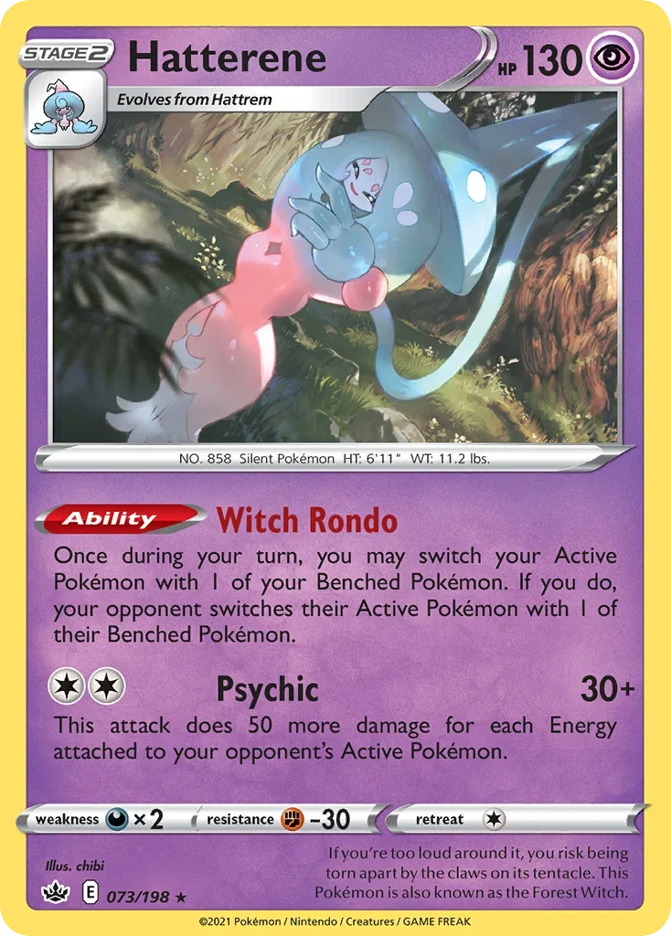 073/198 from Chilling Reign Holo Rare Pokemon Card