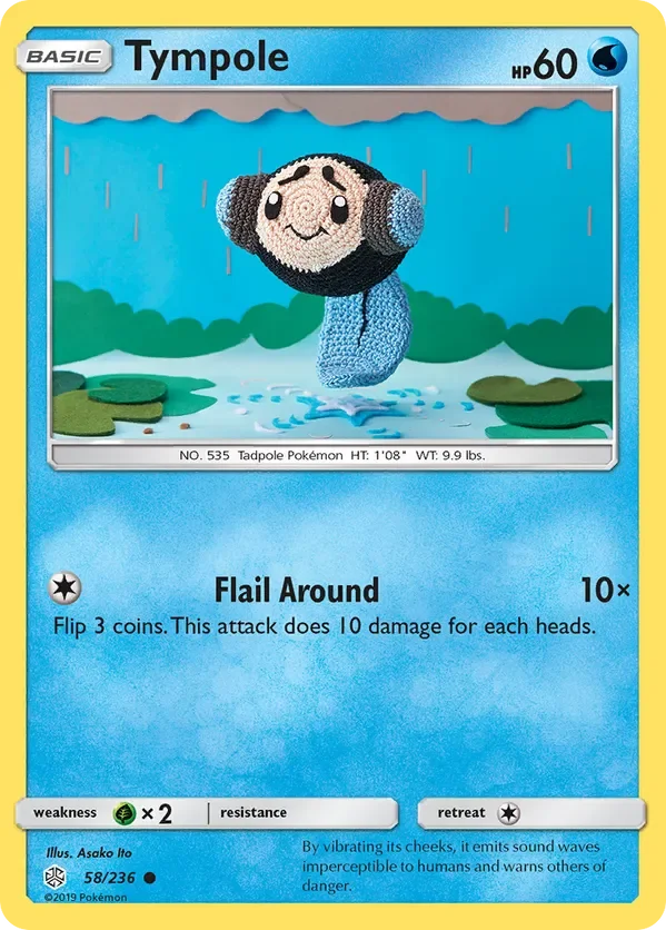 58/236 Tympole Common Pokemon Card