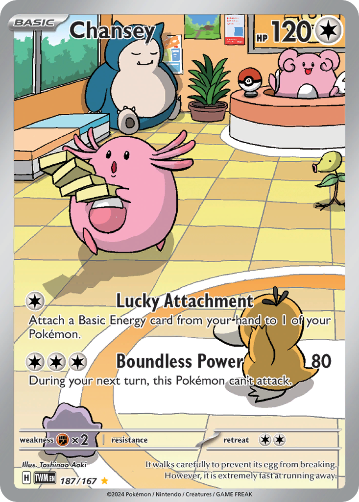 187/167 from Twilight Masquerade Illustration Rare Pokemon Card