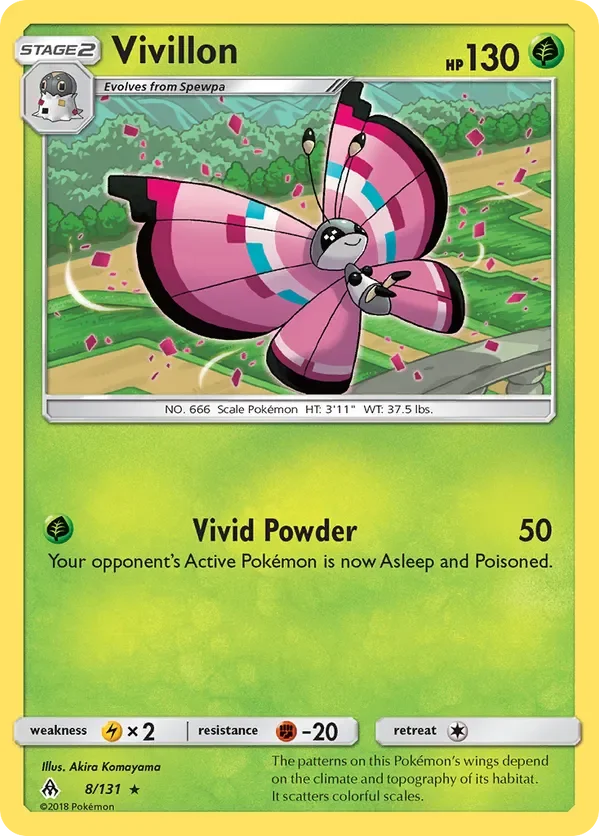 8/131 from Forbidden Light Rare Pokemon Card