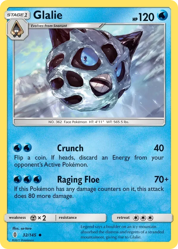 32/145 from Guardians Rising Uncommon Pokemon Card