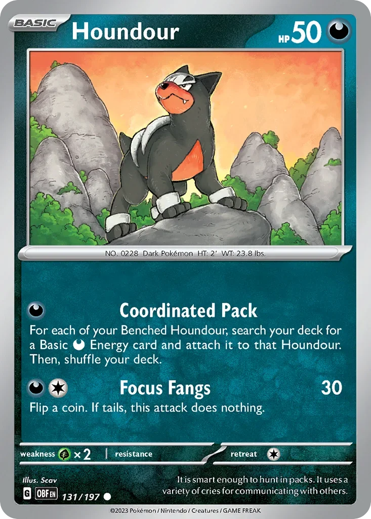 131/197 from Obsidian Flames Common Pokemon Card
