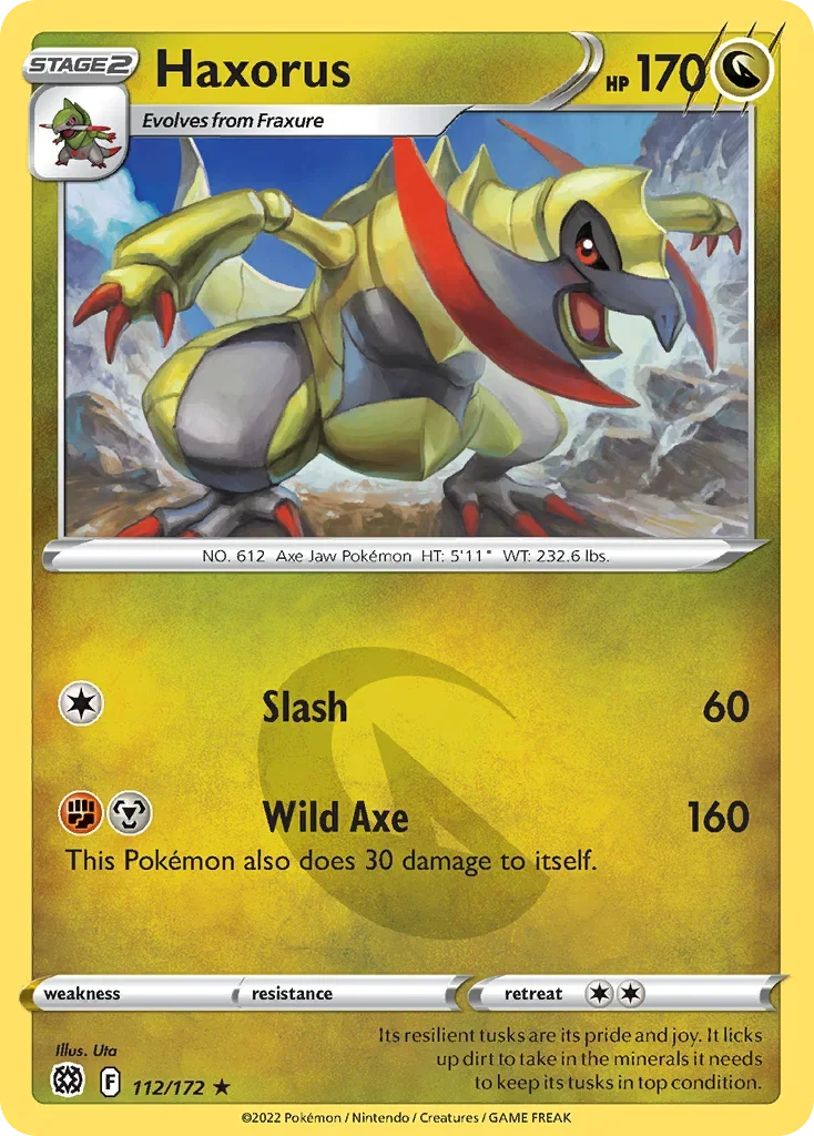 112/172 from Brilliant Stars Rare Pokemon Card