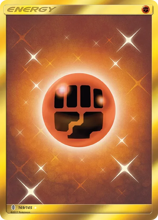 169/145 from Guardians Rising Gold Secret Rare Basic Energy Card