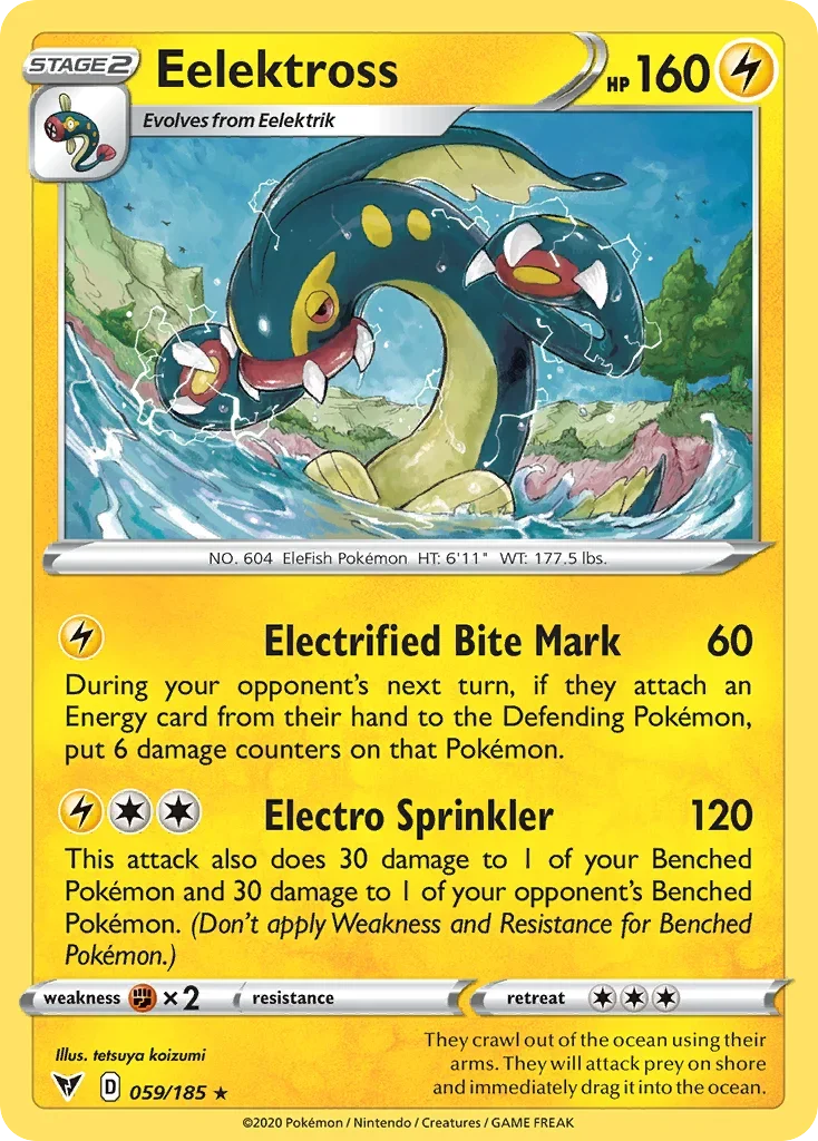 059/185 from Vivid Voltage Rare Pokemon Card
