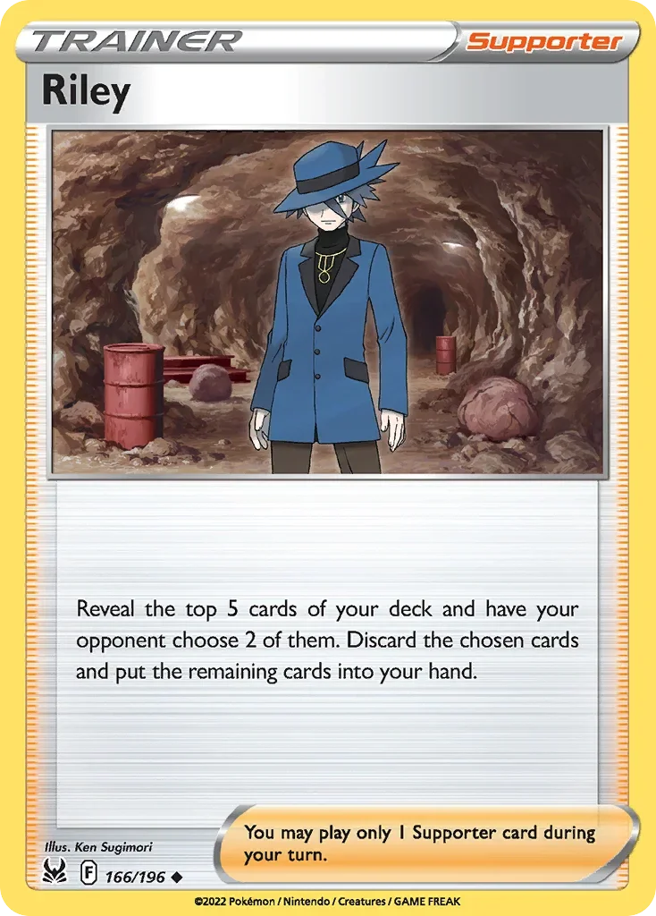166/196 from Lost Origin Uncommon Pokemon Card