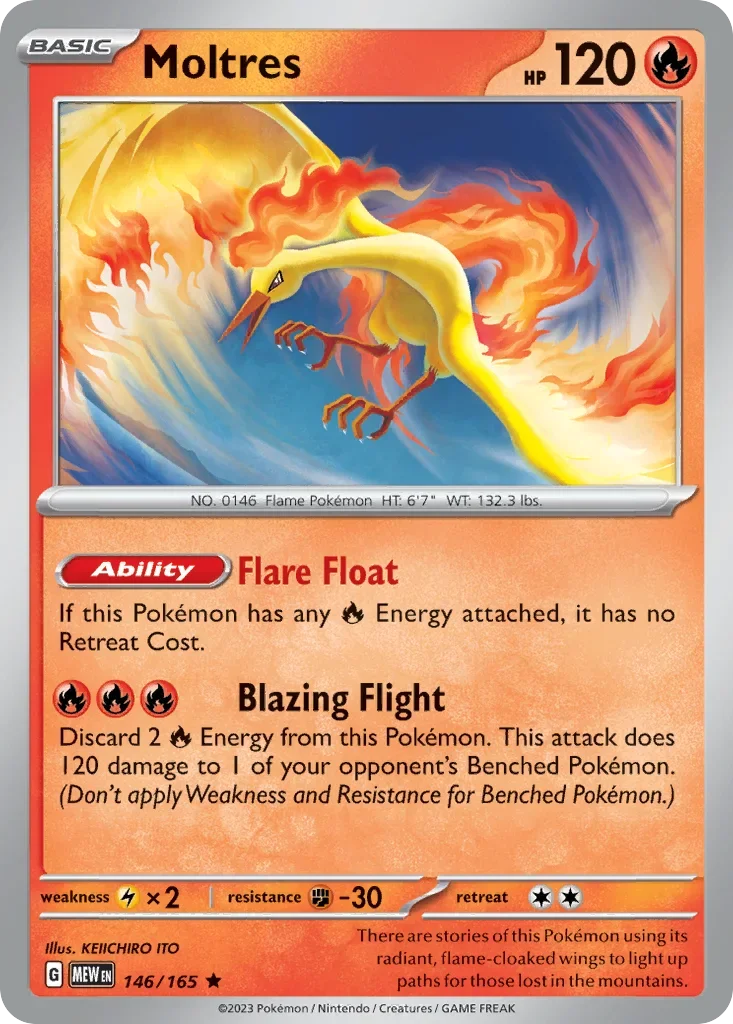 146/165 from 151 Rare Pokemon Card
