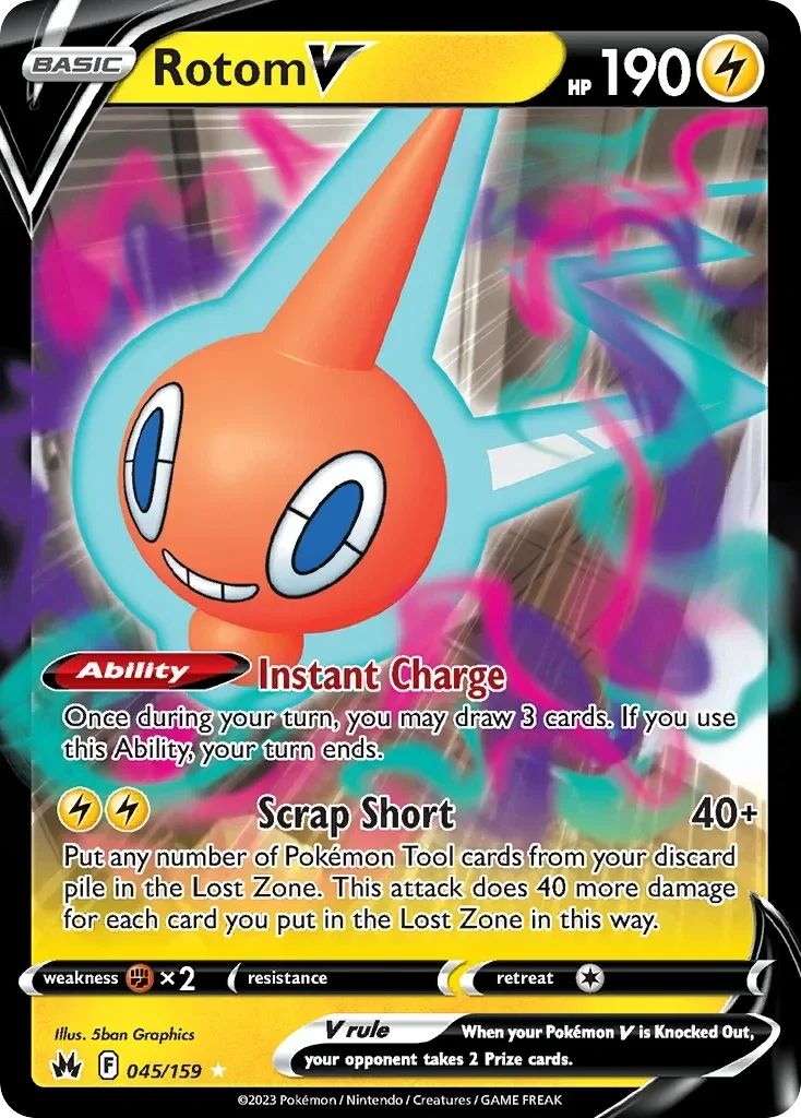 045/159 from Crown Zenith Ultra Rare Pokemon Card