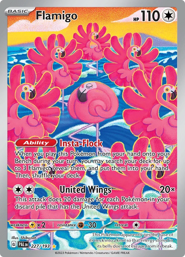 227/193 from Paldea Evolved Illustration Rare Pokemon Card