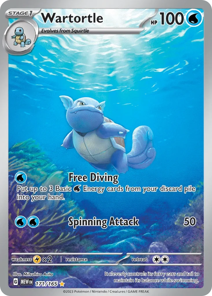 171/165 from 151 Illustration Rare Pokemon Card