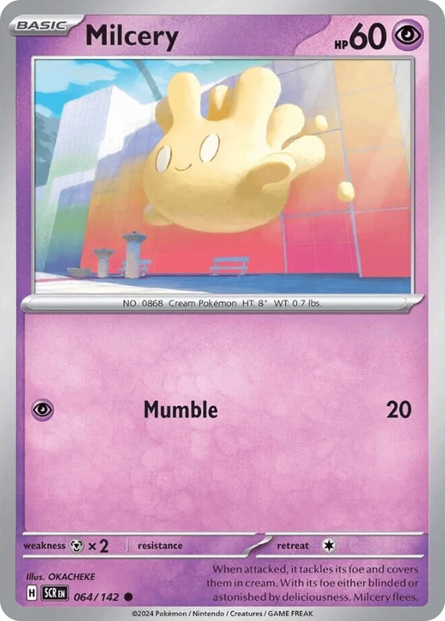 064/142 from Stellar Crown Card List Common Pokemon Card