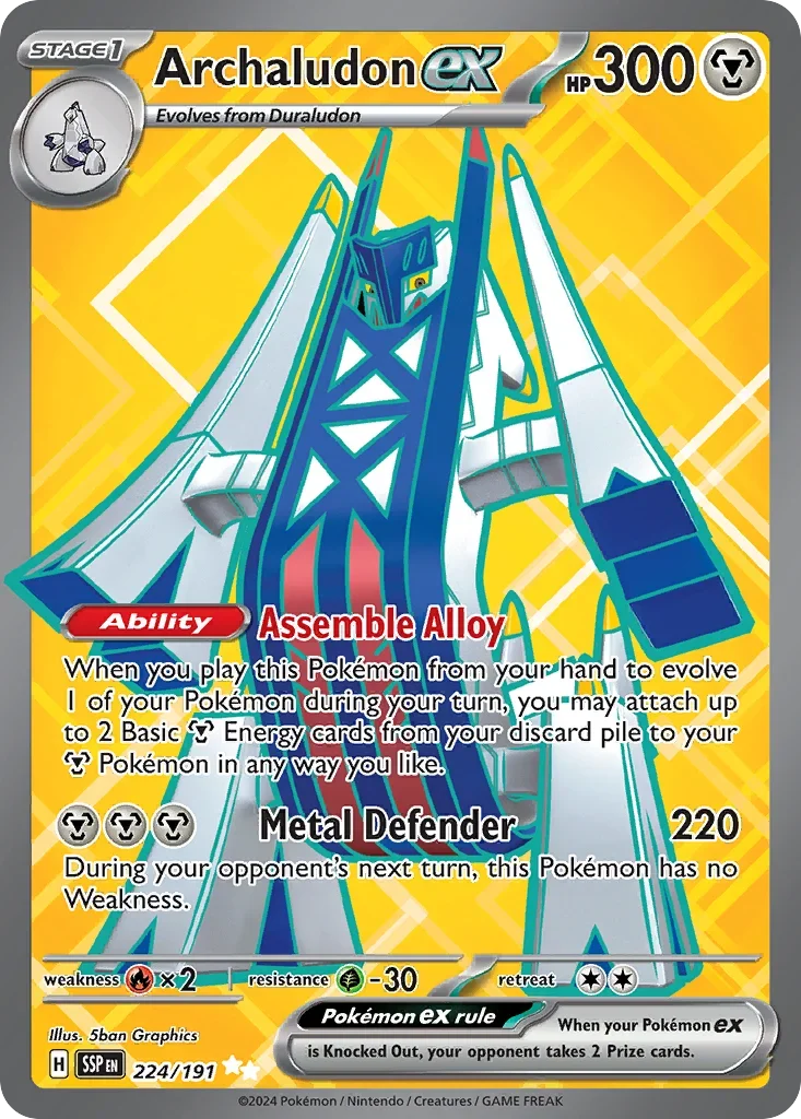 224/191 from Surging Sparks Card List Ultra Rare Pokemon Card