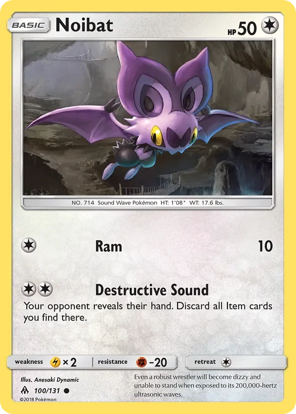 100/131 from Forbidden Light Common Pokemon Card