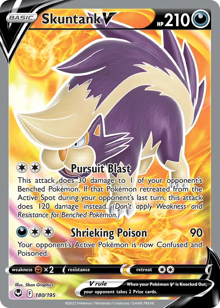 180/195 from Silver Tempest Ultra Rare Pokemon Card
