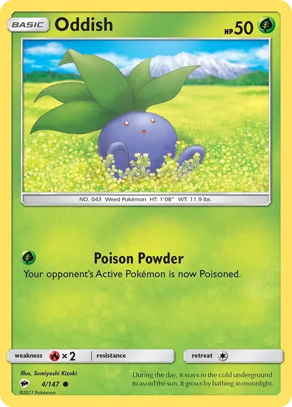 4/147 from Burning Shadows Common Pokemon Card