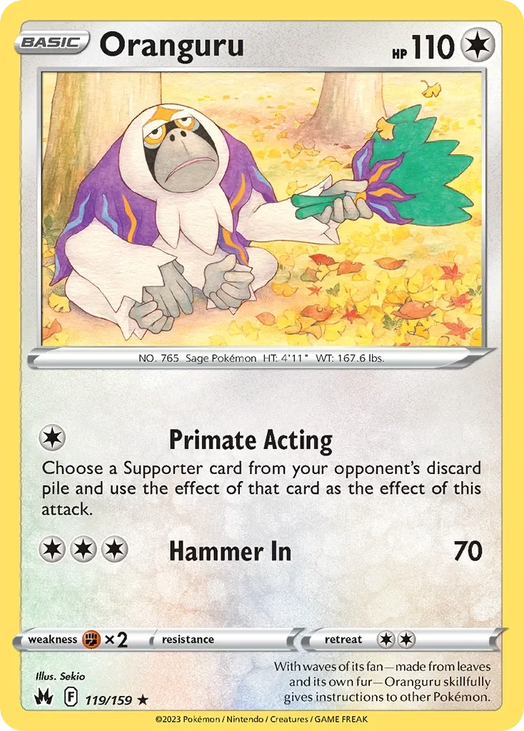 119/159 from Crown Zenith Rare Pokemon Card