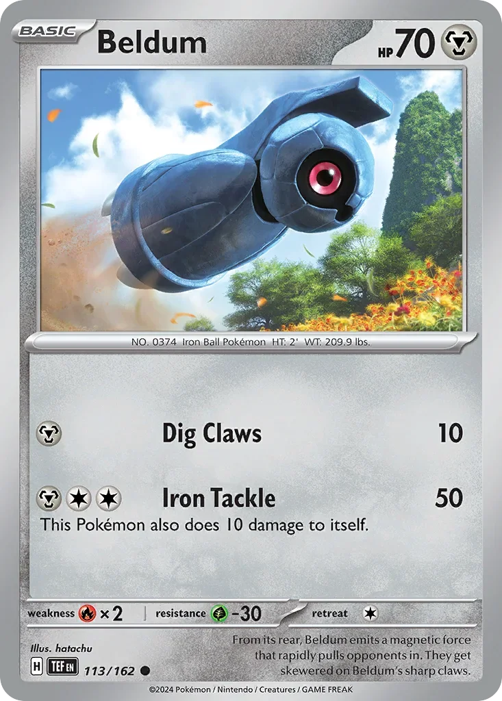 113/162 from Temporal Forces Common Pokemon Card