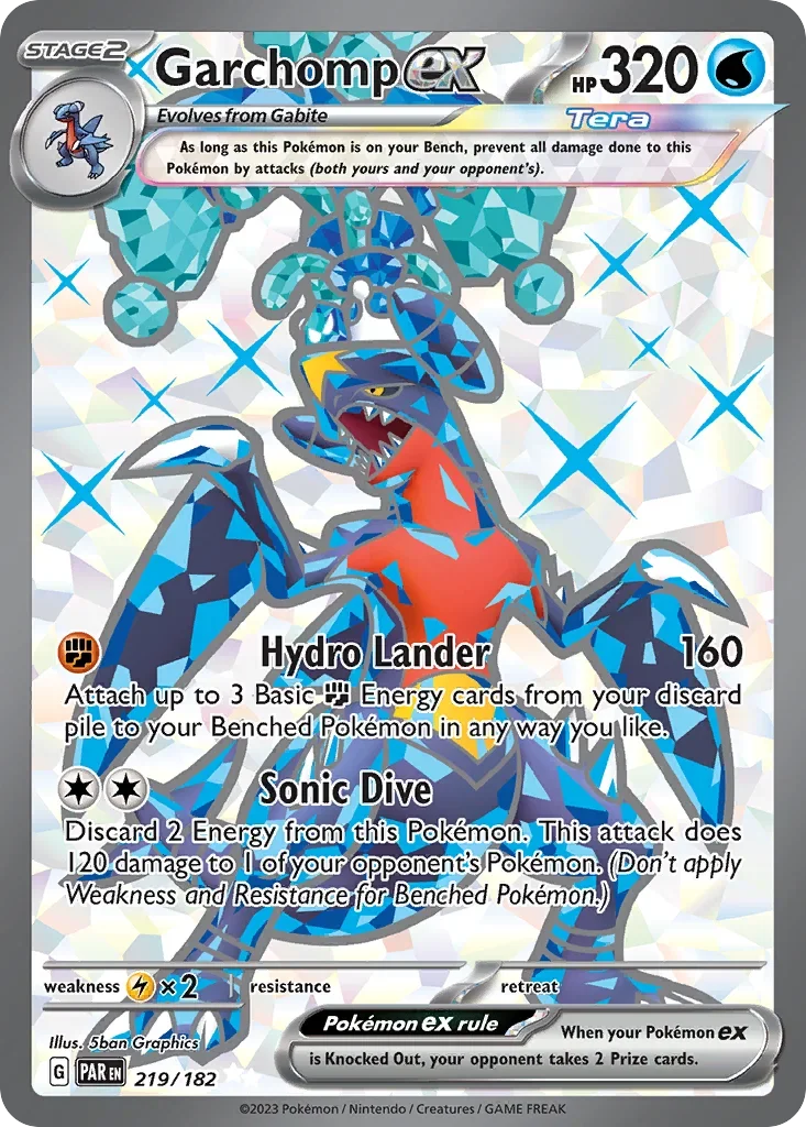 219/182 from Paradox Rift Ultra Rare Pokemon Card