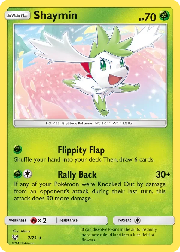 7/73 from Shining Legends Holo Rare Pokemon Card