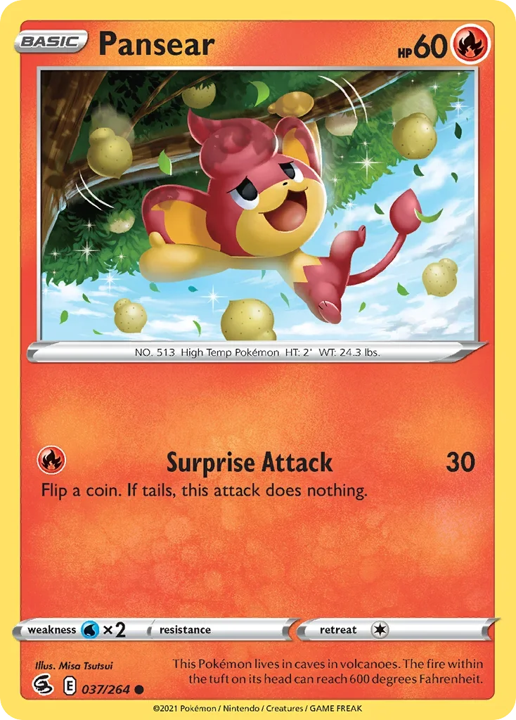 037/264 from Fusion Strike Common Pokemon Card