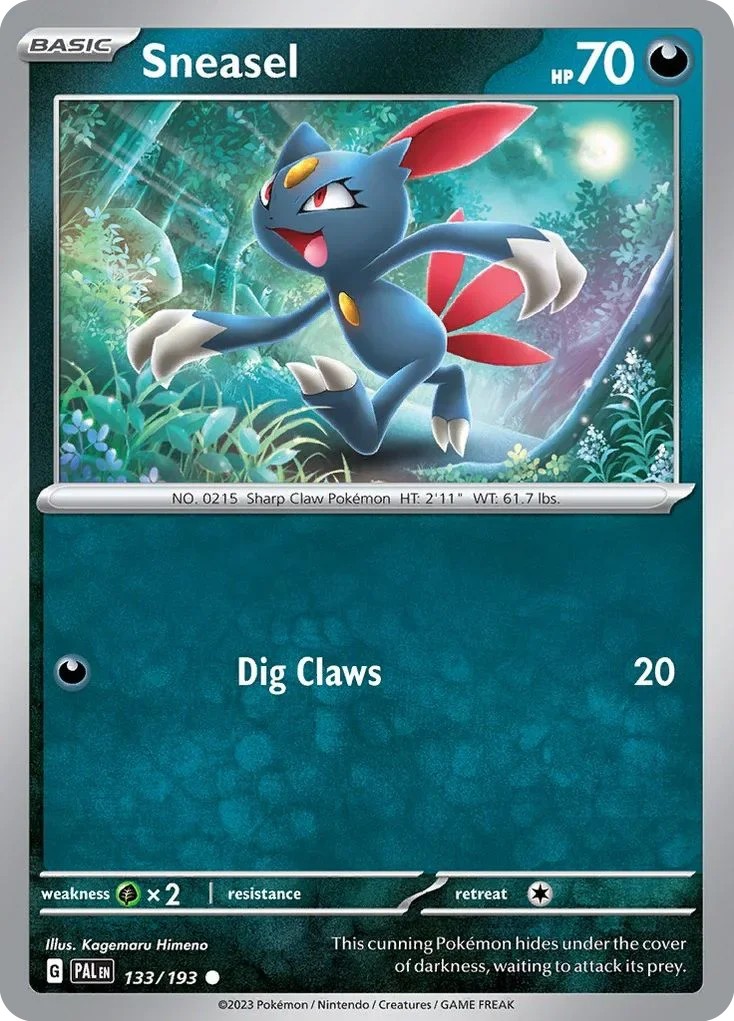 133/193 from Paldea Evolved Common Pokemon Card