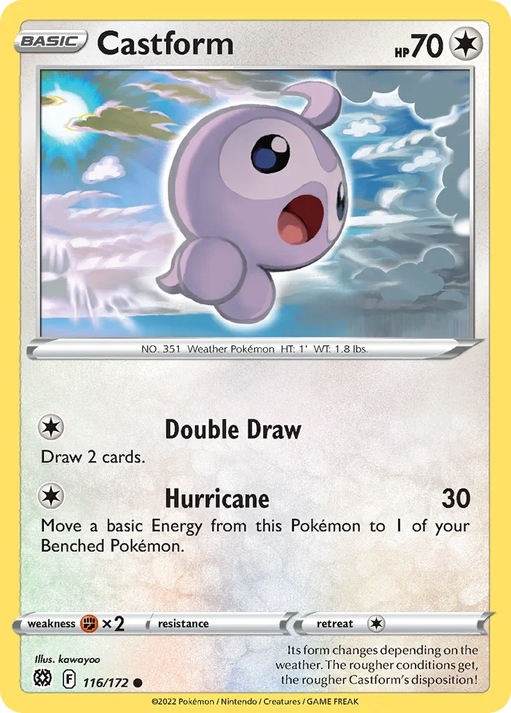 116/172 from Brilliant Stars Common Pokemon Card