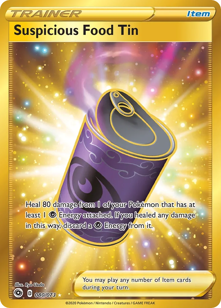 80/73 from Champion's Path Gold Secret Rare Trainer Card
